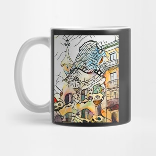 Kandinsky meets Barcelona, motif 4 Mug